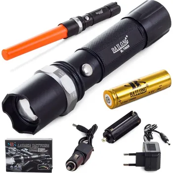 Sport Svítilna Bailong BL-8626, LED typu CREE XPE + výstražná násada