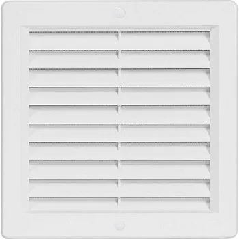 Větrací mřížka HACO Větrací mřížka s rámečkem a síťovinou 200x200 bílá