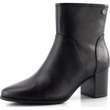 Dámské kozačky Caprice kotník na podpatku černý 9-25306-45-022 - 37.5 | P699073