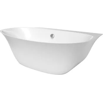 Vana SAT Volně stojící vana SAT Velin 170x86 cm litý mramor levá i pravá SATVE1700Z SATVE1700Z