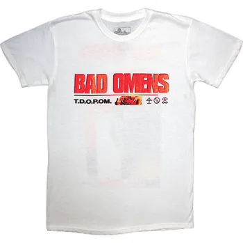 Pánské oblečení Bad Omens Flower White XL Tričko