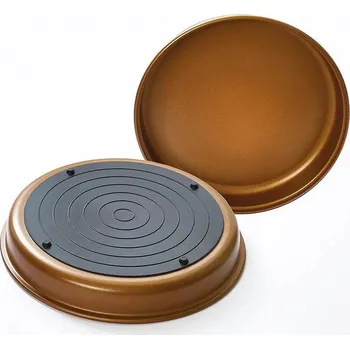 Nádobí do mikrovlnné trouby Zásobník do mikrovlnné trouby Copper King – pro rychlé křupavé jídlo průměr 25 cm