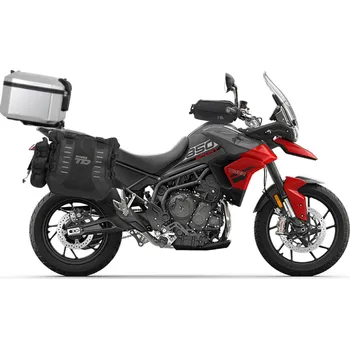 Zavazadlo na motocykl SHAD Kompletní sada sedlových brašen TERRA TR40 adventure a hliníkového kufru SHAD TERRA 55L včetně montážní sady SHAD TRIUMPH Tiger 900
