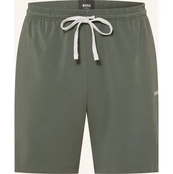 Pánské pyžamo Boss Pánské Pohodlné Domácí Šortky Mix&Match, tmavě zelená, 54