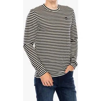 Pánské tričko Longsleeve Mons Royale Icon LS - MR stripe