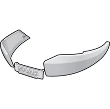 Zavazadlo na motocykl SHAD Boční pás D1B482EMR titanová barva pro SH48 (Boční nárazník nové titanium)