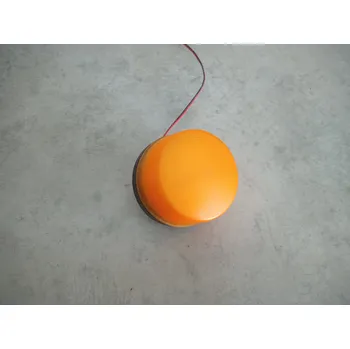 Maják ISO LPB12-A-S Oranžový plastový venkovní maják s LED stroboskopem, napájení 12V DC