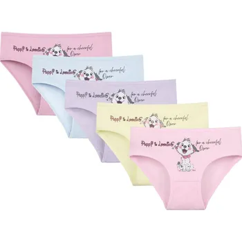 Dívčí spodní prádlo dívčí kalhotky Donella s pejskem 4171PB128 velikost 134-140