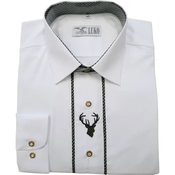 Pánská košile Luko F162111 Slim Fit myslivecká košile dlouhý rukáv Velikost: 42