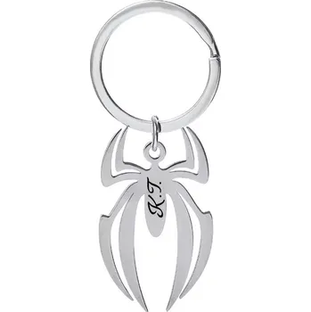 Ocelový přívěsek na klíče Spider