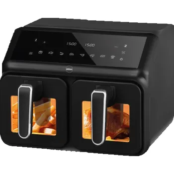 fritéza Dvojitá beztuková fritéza, 2200 W, objem 8 l, LED displej