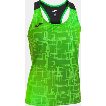 Dámské běžecké tílko JOMA Elite VIII Tank Top Green Black XS