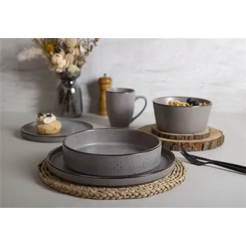 Mísa Domoletti Brown Dots, hnědá, 22,6 cm