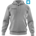 Bavlněná mikina GIVOVA Hoodie Grey XS
