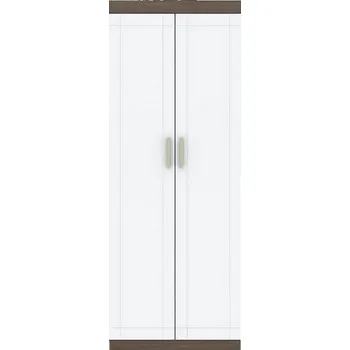 Šatní skříň Šatní skříň CACTIFOR, bergamo jilm/bílá lesk + vyzvednutí ZDARMA