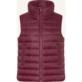 Dámská vesta Marc O'polo Dámská Prošívaná Vesta, tmavě červená, 32