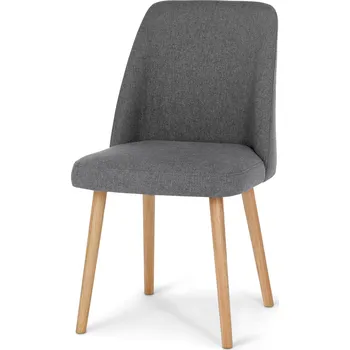 384756 - Tchibo - Polstrovaná židle do jídelny - barva: šedá