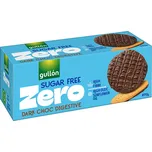 Gullón Celozrnné pšeničné sušenky polomáčené v tmavé čokoládě bez cukru, se sladidlem 270 g