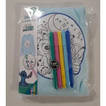 Chlapecké tričko Disney Vybarvěte si vlastní tričko s fixami na tkaniny Velikosti DĚTSKÉ: Stitch, 98/104 Nové