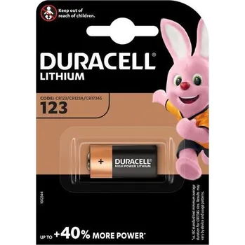 Článková baterie Baterie Duracell CR123A 3V Lithium