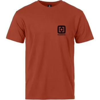 HORSEFEATHERS Pánské tričko s krátkým rukávem HORSEFEATHERS Mini Logo, ginger - M