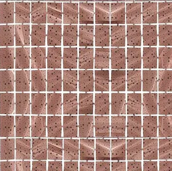 Dekorační závěs Hvězdy metalický růžově zlatý 100 x 200 cm