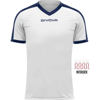 Chlapecké tričko Sportovní triko GIVOVA Revolution White-Blue 2XS