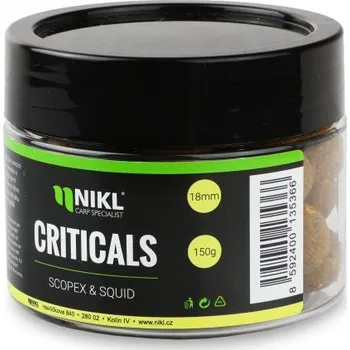 Boilies Nikl Criticals boilie Scopex & Squid 20mm, 250ml