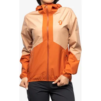 Cyklistická bunda Dámská bunda do deště SCOTT SCO Explorair Light Dryo 2.5L - orange/rose