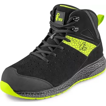 Pracovní oblečení CANIS CXS FIBELINE MALIFERA O2 kotníková obuv černá/zelená - 39