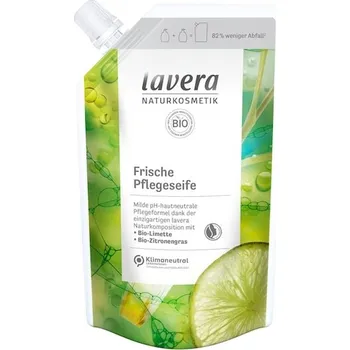 Tělová kosmetika Lavera Pece-o-telo-Body-SPA Pece-o-ruceLimetka a citronová trávaLiquid Soap Náplň 500 ml (256,00 Kč / 1 l)