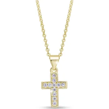 Řetízek Pozlacený řetízek s křížkem 2501