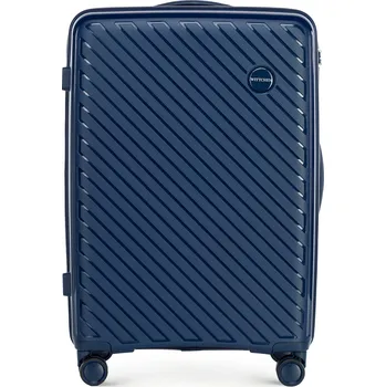 Střední modry polypropylenový kufr | WITTCHEN | 56-3T-202-90