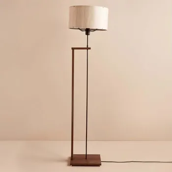 Lampička Stojací lampa AYD 1xE27/40W/230V hnědá/béžová