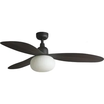 Venkovní osvětlení FARO 34301-11L - Str. ventilátor PALMA 1xE27/15W/230V hnědá pr. 129 cm IP44 + DO