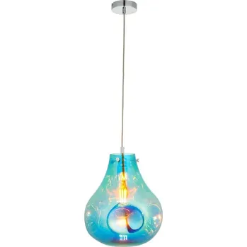 Endon 99791 - Lustr na lanku EUROPA 1xE27/10W/230V modrá