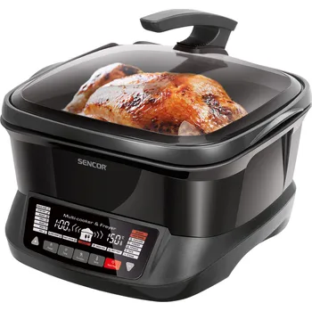 Multifunkční hrnec Fritéza a multifunkční hrnec MultiCooker 1800W 4,8L Sencor 9300BK