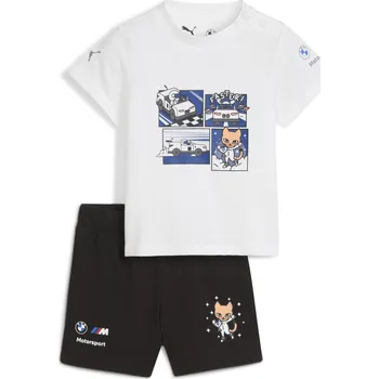 PUMA Dětská sportovní souprava Essentials PUMA 12 MĚSÍCŮ BÍLÁ