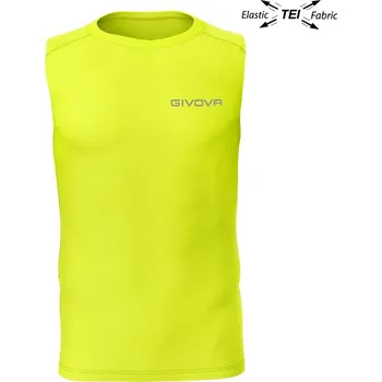 Pánské tílko Elastické tílko Givova Technical Corpus 1 Fluo Yellow M