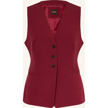 Dámská vesta Boss Dámská Blejzrová Vesta Javesta, tmavě červená, 38