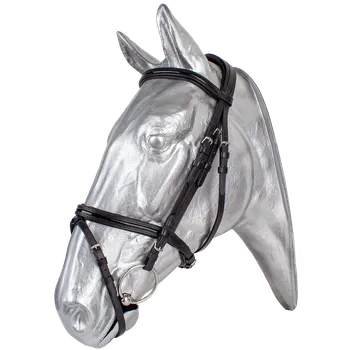 Kentaur Uzdečka LACQUERED černá Cob