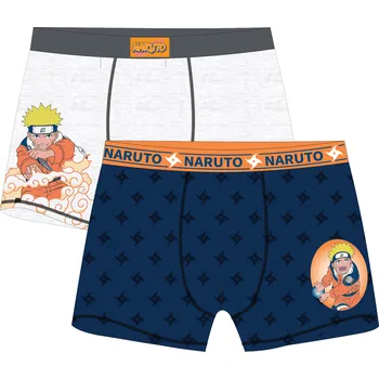 Chlapecké spodní prádlo Naturo Chlapecké boxerky - Naruto 5233023, modrá / šedý melír Barva: Mix barev, Velikost: 152-164