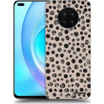 Pouzdro na mobilní telefon Picasee silikonový černý obal pro Honor 50 Lite - Dots