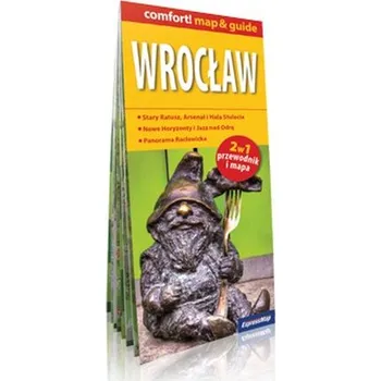 Wrocław 2 w 1 przewodnik i mapa (laminowana)