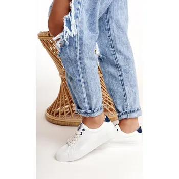 Dámská obuv Dámské Kožené Tenisky BIG STAR BB274211 Barva: Modrá, Velikost: 36