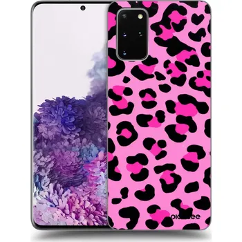 Pouzdro na mobilní telefon Picasee silikonový černý obal pro Samsung Galaxy S20+ G985F - Pink Tiger