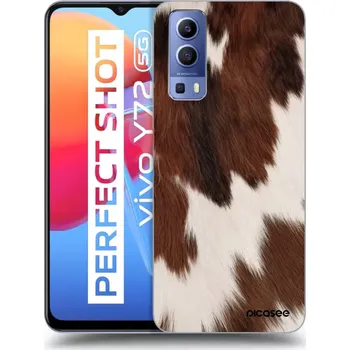 Pouzdro na mobilní telefon Picasee silikonový černý obal pro Vivo Y72 5G - Rustica