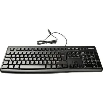 Klávesnice Klávesnice, Kabelová, Černá, USB QWERTY (Velká Británie) x 23.5mm x 450mm Logitech