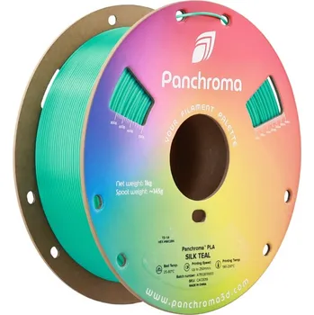 Filament Polymaker Panchroma PLA Silk Teal 1,75mm 1kg