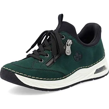 Dámská móda Dámské tenisky RIEKER 44567-54 zelená W5 42